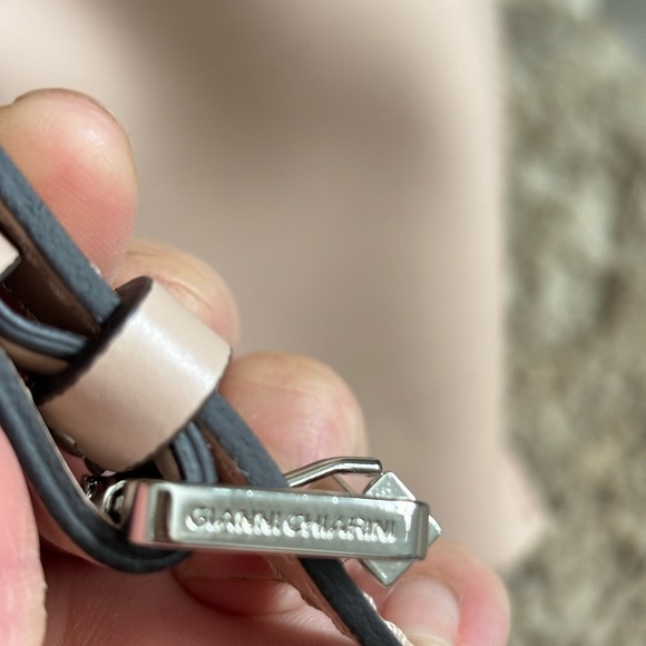 Gianni Chiarini Marcella Beige Leather Tote Bag w/Adjustable Strap and Wallet - Picture 5 of 7